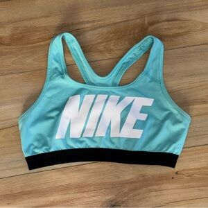 Nike Women's Teal Sports Bra Large EUC